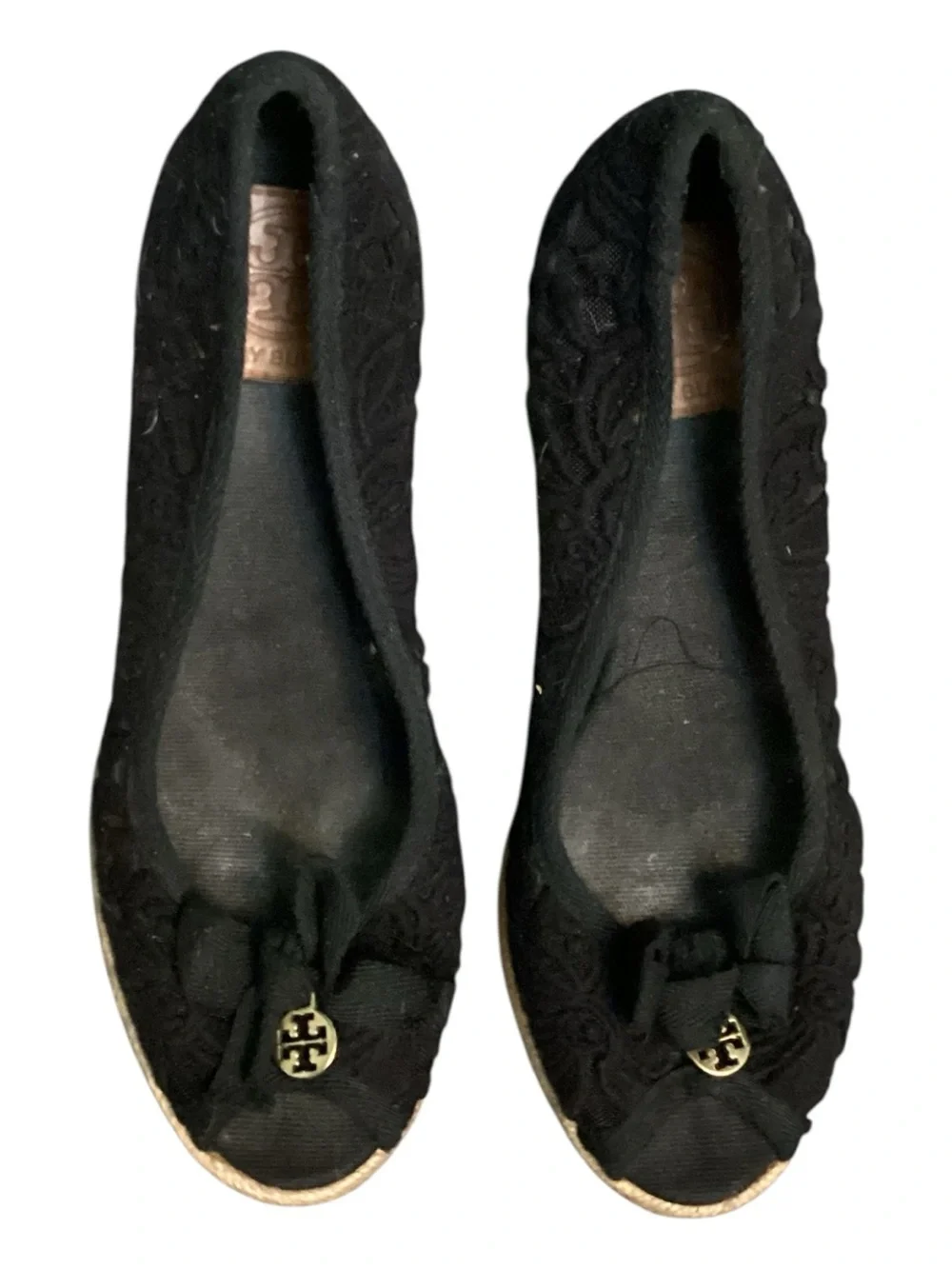 Tory Burch Jackie Lace Espadrille Wedge